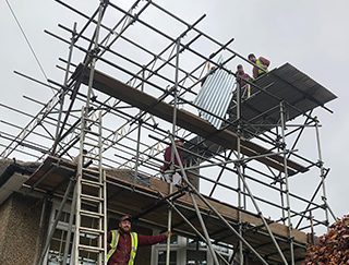 attic conversions in bad weather