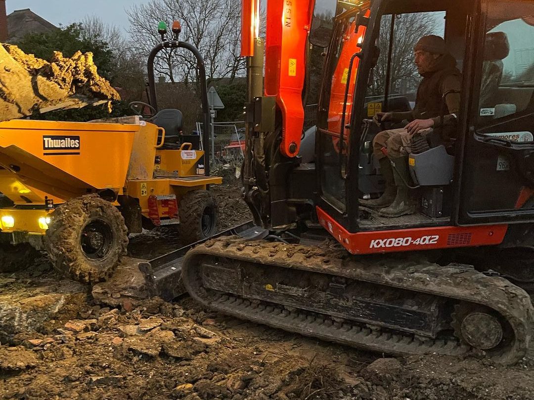 new build home by house builders A-Spencer Construction