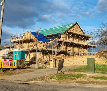 new build home by house builders A-Spencer Construction