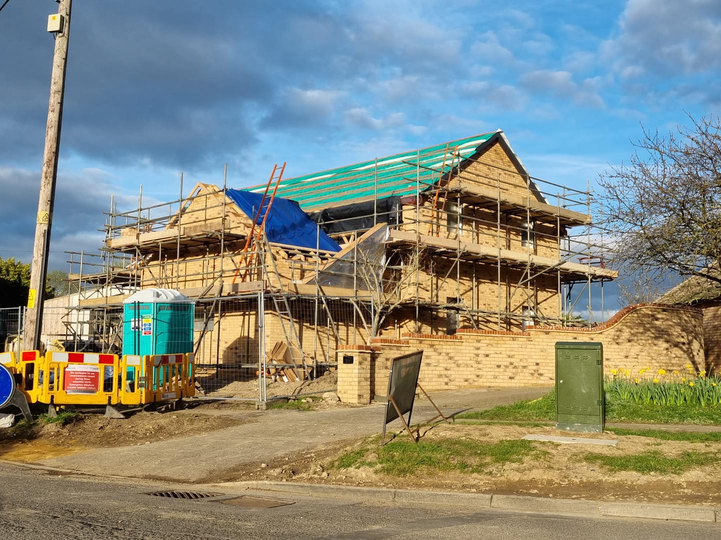 new build home by house builders A-Spencer Construction
